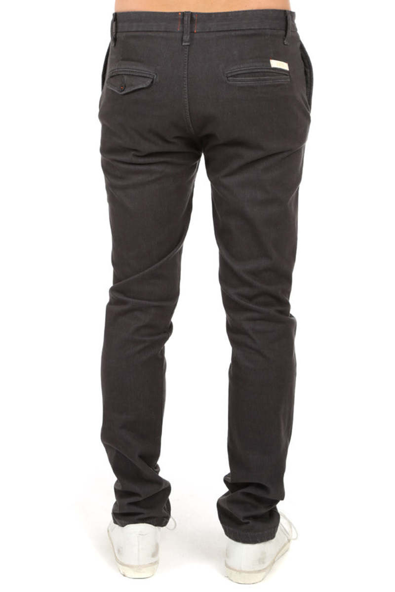 Kato French Terry Slim Chino - Charcoal