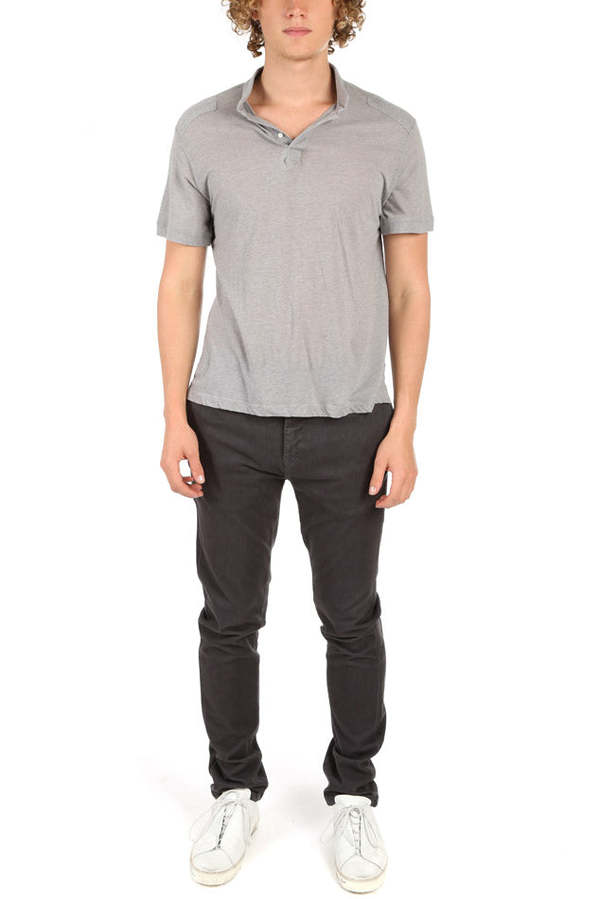 Kato French Terry Slim Chino - Charcoal