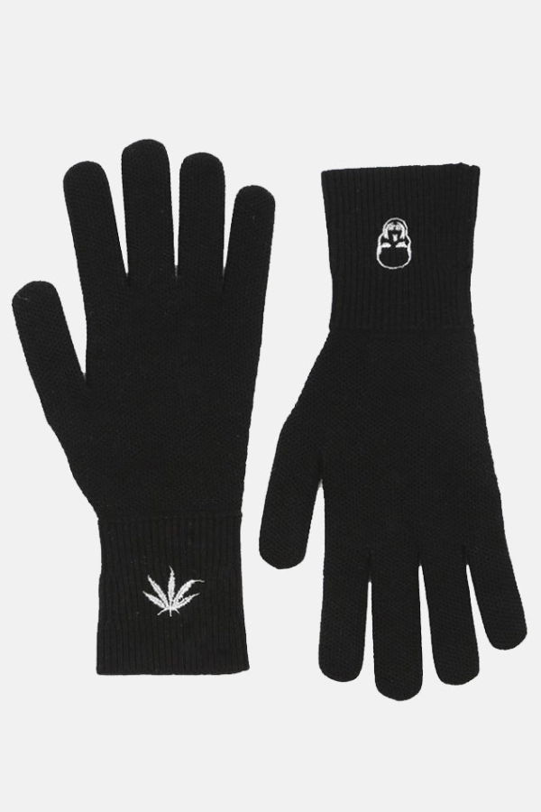 Lucien Pellat-Finet Honeycomb Gloves - Black