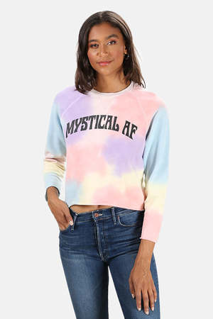 Mother Denim The Champ Crop Sweatshirt 
