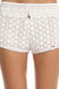 Poupette St Barth Edma Boxer Short - White - Thumbnail 4