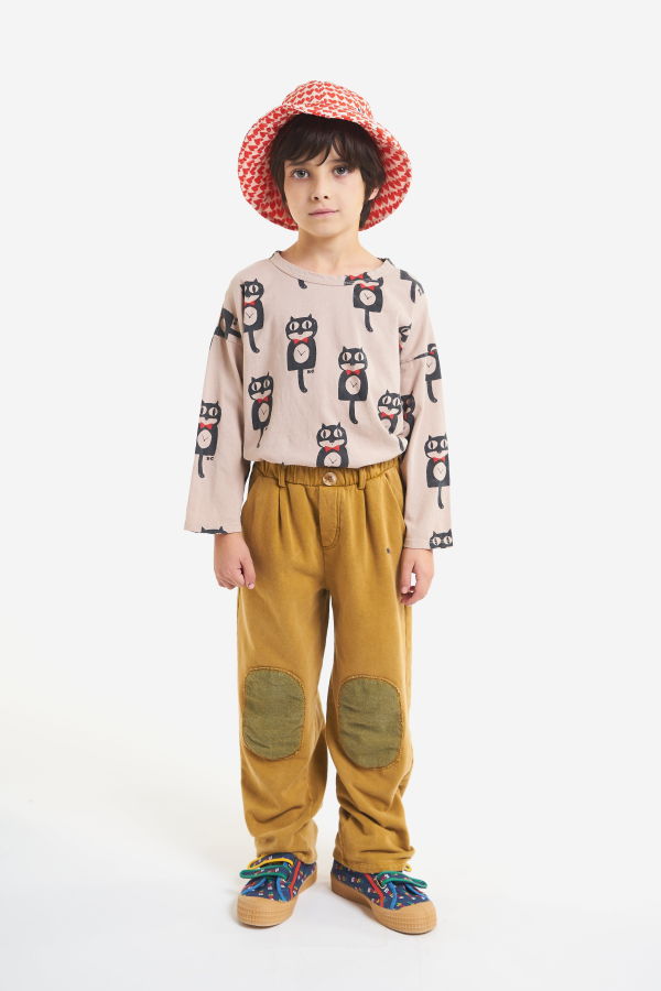 Kids Bobo Choses Knee Patches Jogger - Curry