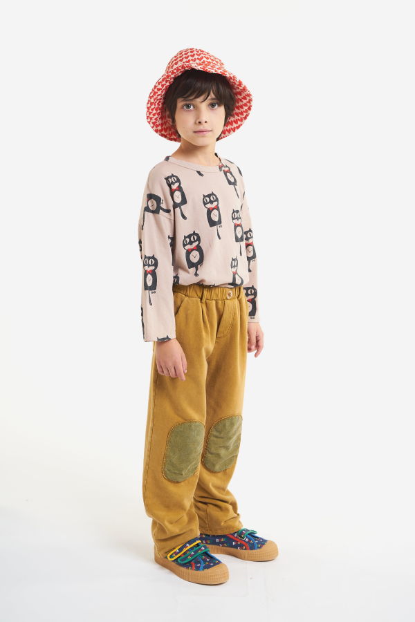 Kids Bobo Choses Knee Patches Jogger - Curry