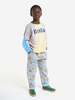 Kids Bobo Choses Mr O Clock Trouser - Light Blue/Grey - Thumbnail 2