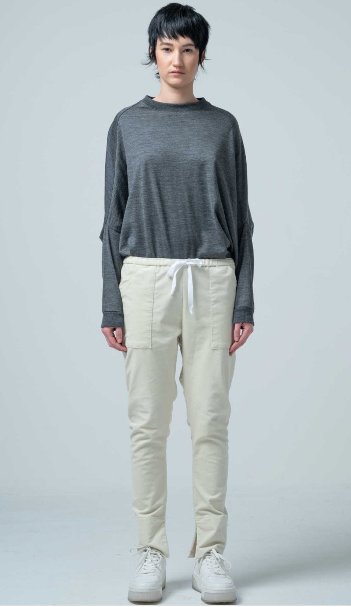 COG The Big Smoke Dianna Cord Trouser - Off White - Image 2 of 2