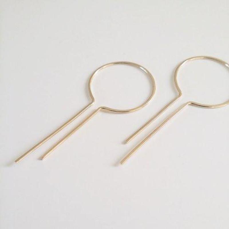 Nepheliad Dreamcatcher Open Hoop Earrings