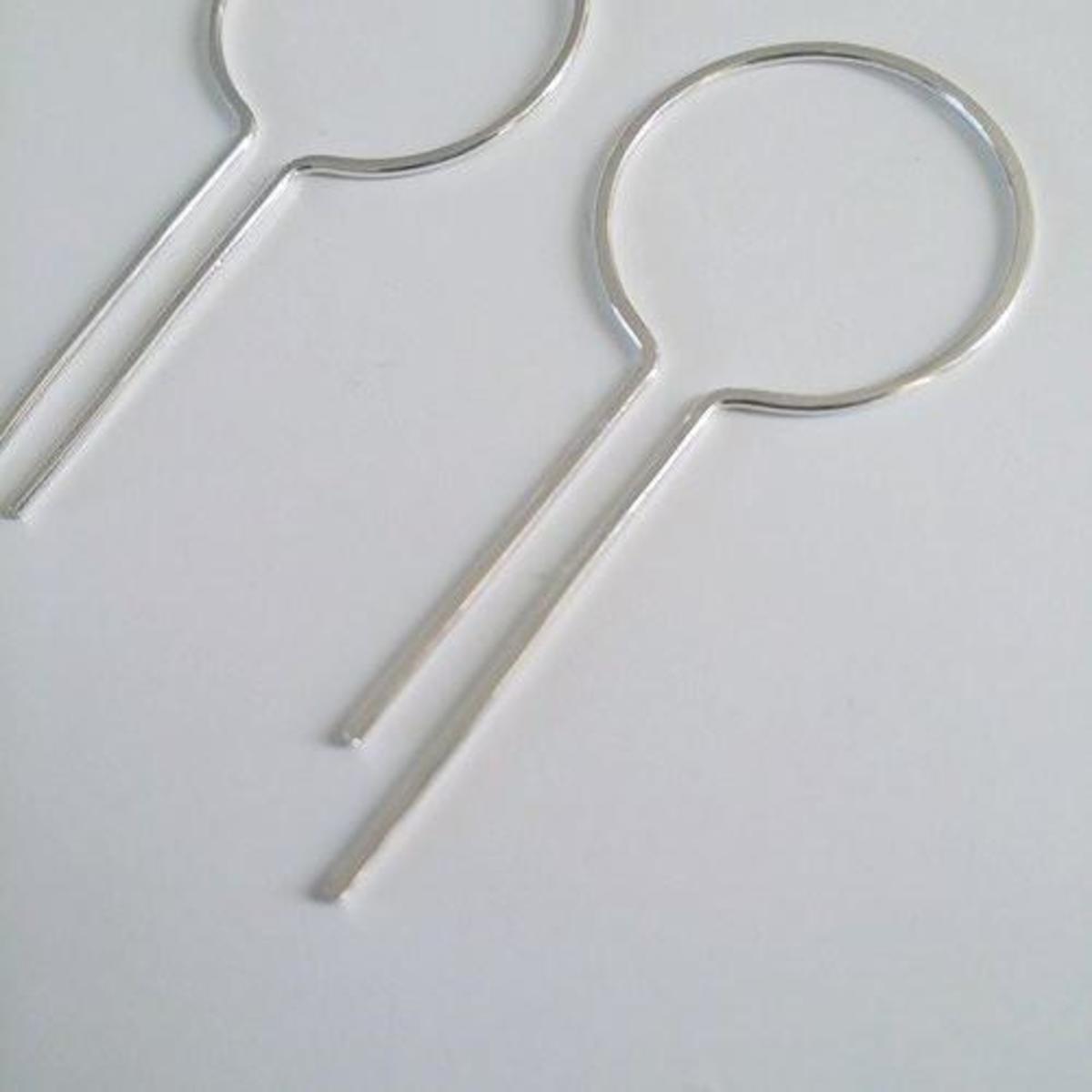 Nepheliad Dreamcatcher Open Hoop Earrings - Image 4 of 5