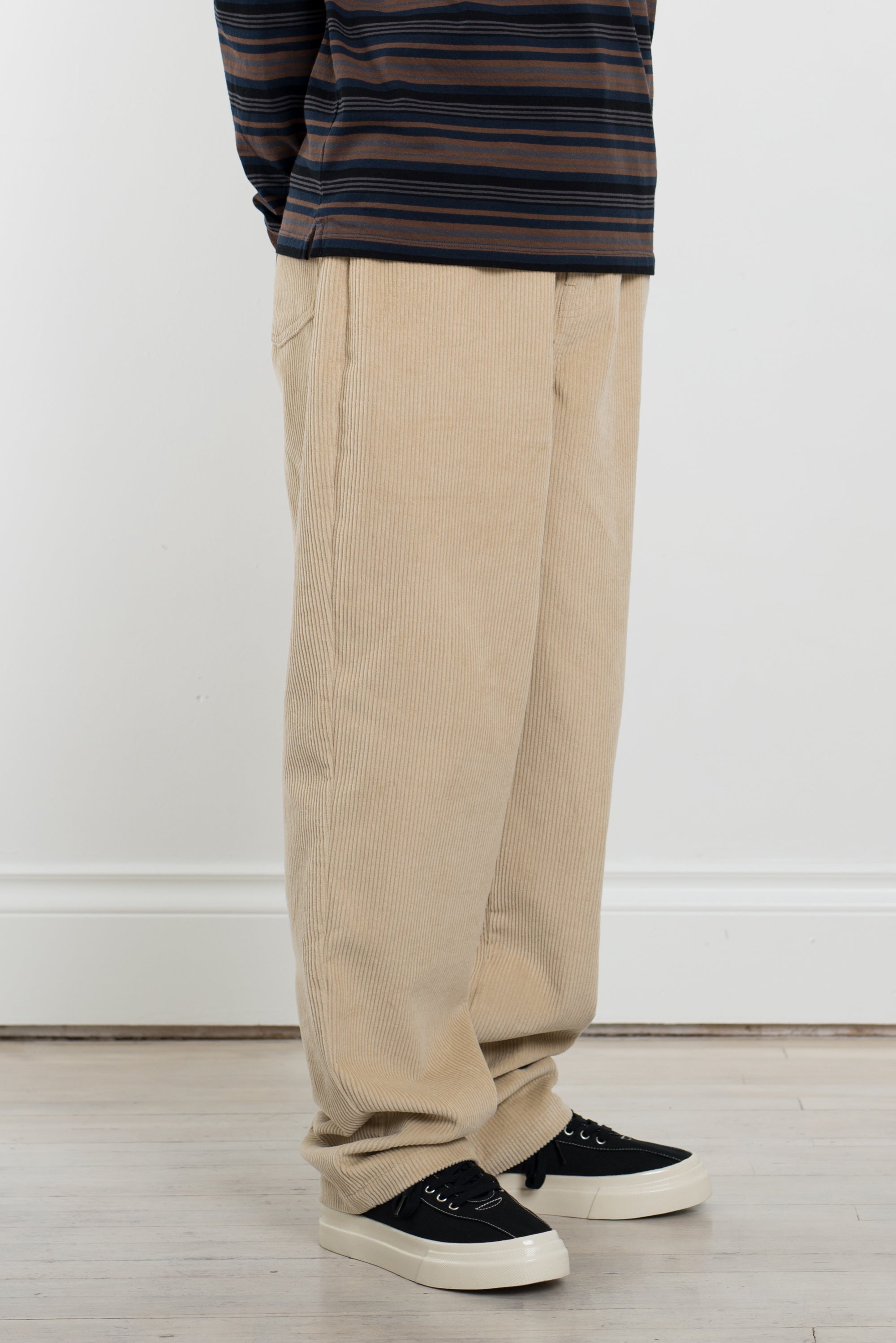 Pop Trading Company - Drs Corduroy Pant (White Pepper)