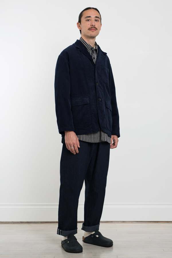 Engineered Garments Loiter 8W Corduroy Jacket - Dark Navy | Garmentory