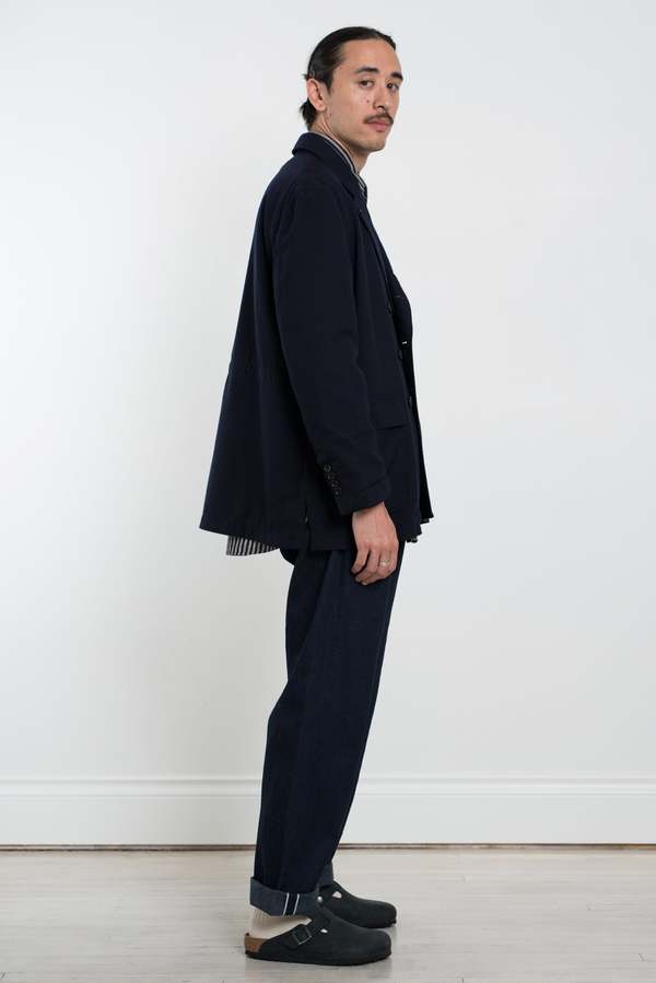 ジャケット・アウター ENGINEERED GARMENTS REEFER JACKET NAVY DEEP DIVE] REEFER JACKET | Nepenthes New York