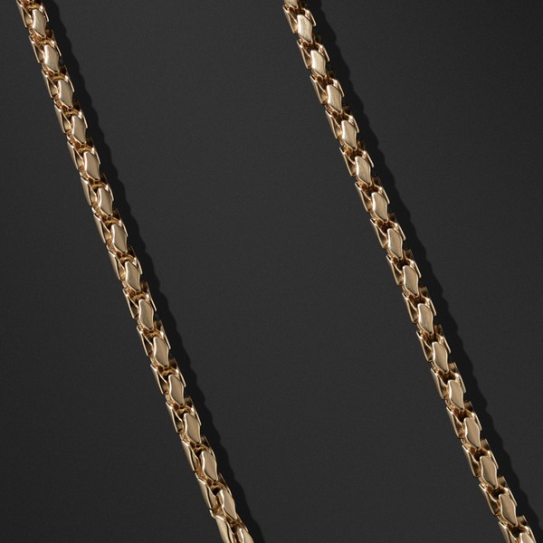 SAYAKA DAVIS NEW YORK Medium Fluted Chain Necklace - Gold