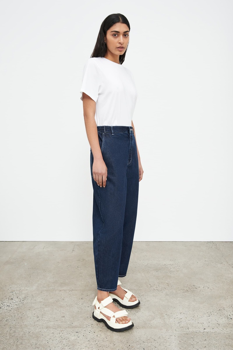 ☆人気☆【WOOALONG】☆Curve balloon wide denim pant.s☆ Baggy balloon washing denim 3color - SIMIO | 60% - Asian