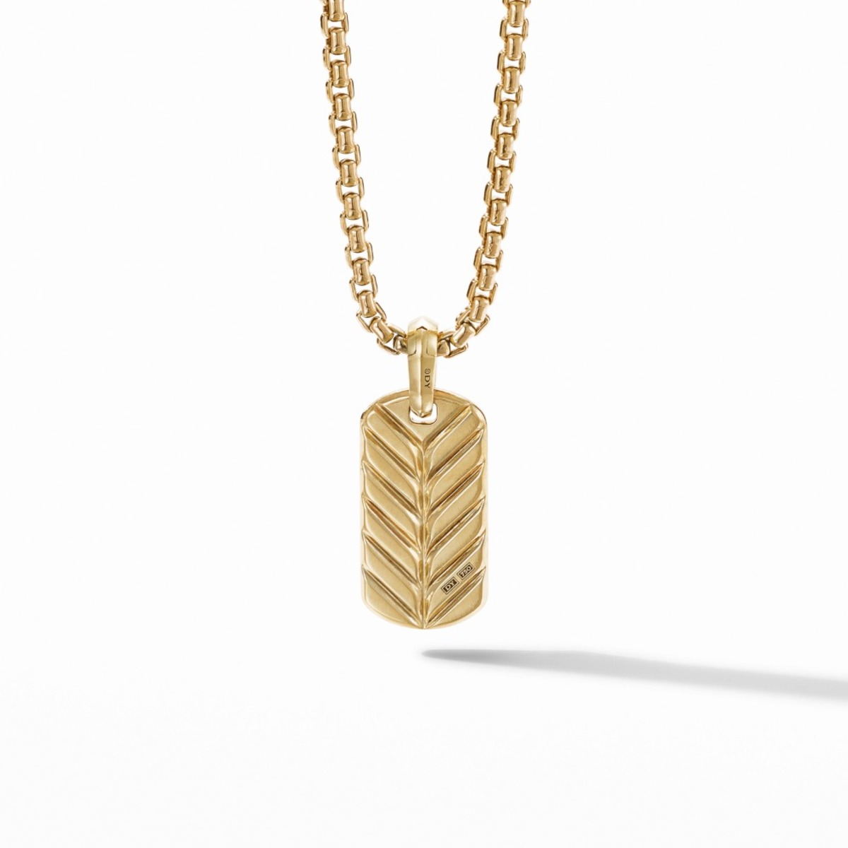 SAYAKA DAVIS NEW YORK Pavé Tag - 18K Yellow Gold/Diamond Pendant - Image 2 of 4