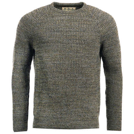 Barbour Horseford Crew Knit - Olive