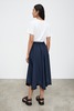 Kowtow Petal Skirt - Navy - Thumbnail 5