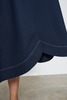 Kowtow Petal Skirt - Navy - Thumbnail 6