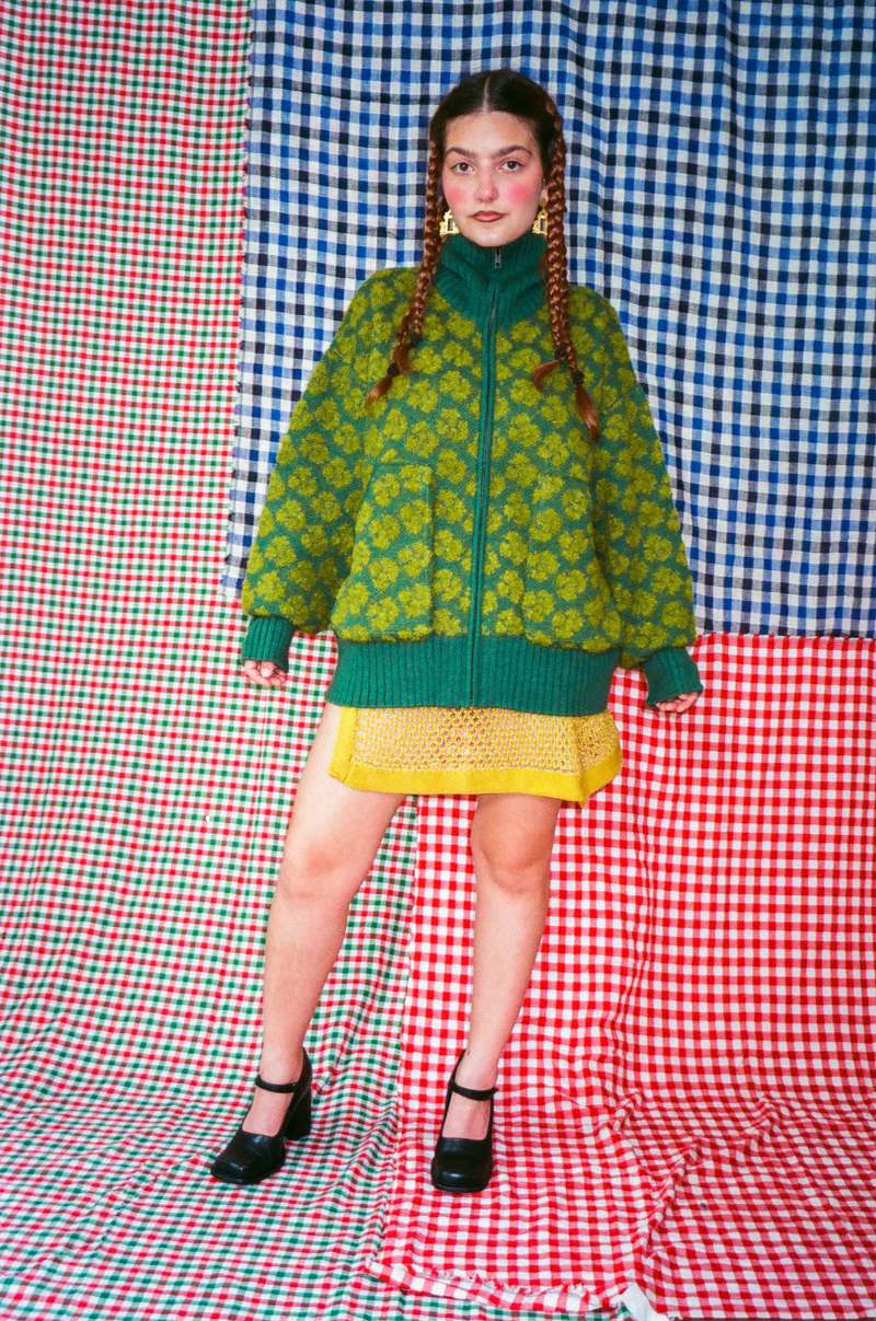 MOZH MOZH GOLGOLI ZIPPER SWEATER