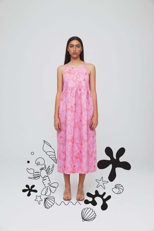 sachin and babi light blue dress Shes your Lobster    , Were absolutely loving this new hand  embroidered Lobster detail gingham Midi dress, just arrived in store  ,  Tag your fave lobster who would love this dress , #freidamos