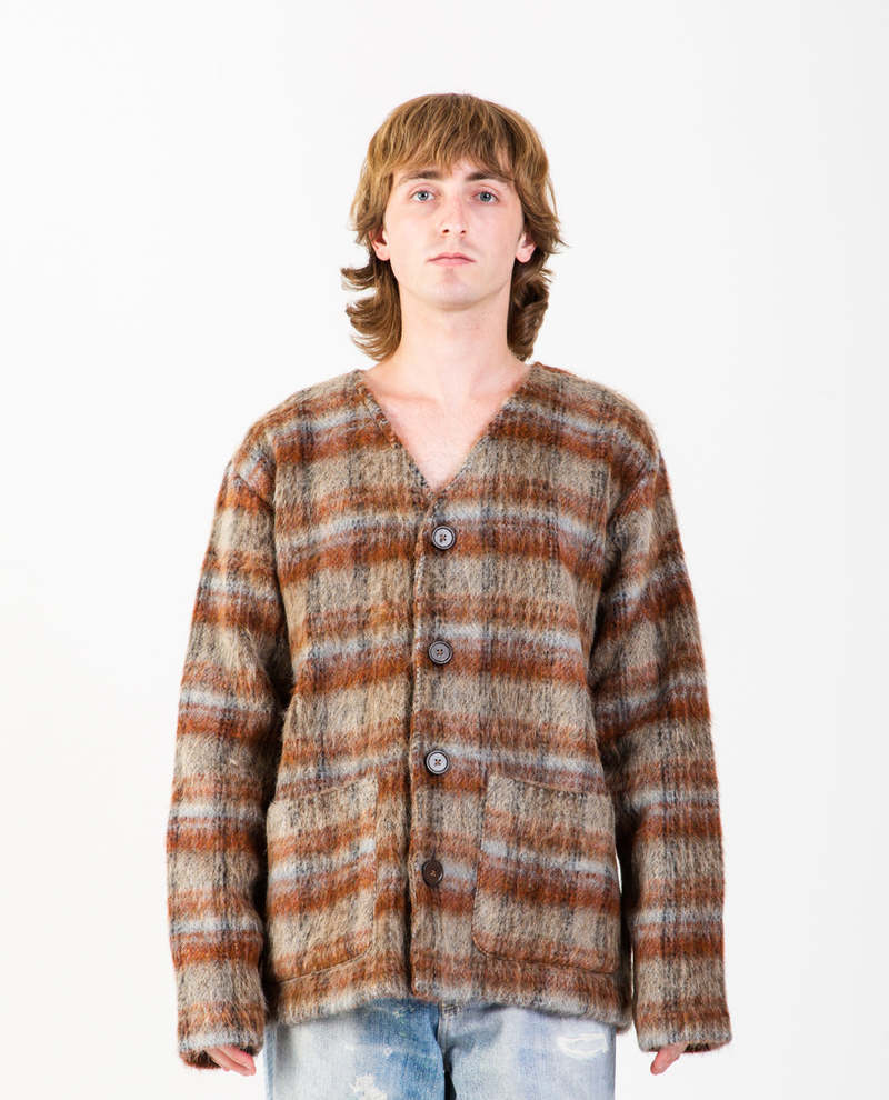 our legacy Ament Check Mohair 44チェック Our Legacy - Cardigan Ament Check Mohair