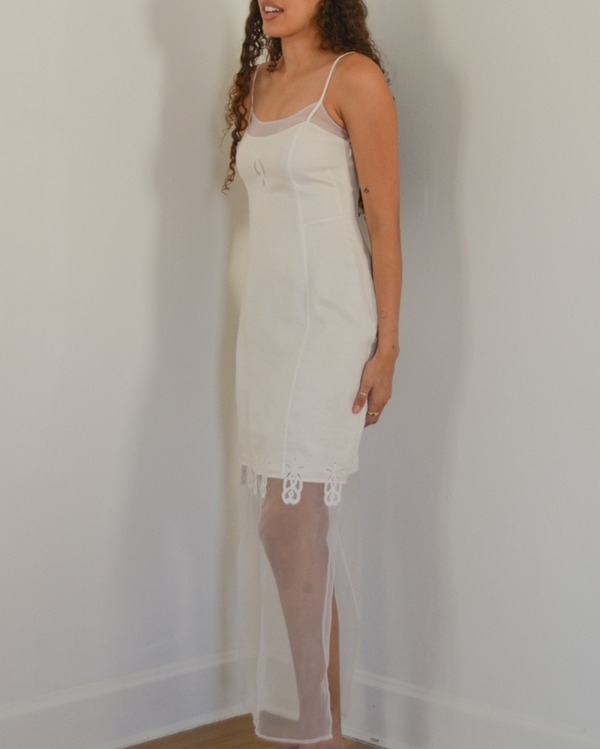 olive green linen dress DAPHNE Olive, Washed Linen