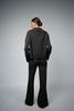Santicler Lauren Raglan Sleeve Cashmere Sweater - Anthracite - Thumbnail 4
