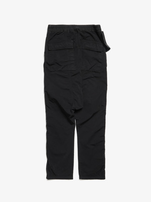 パンツ drkshdw nylon memphis sarouel pants Rick Owens Drkshdw Memphis Cargo Drop Crotch Pants - Black
