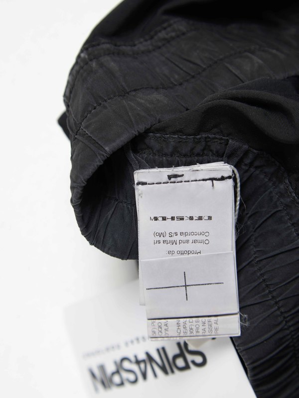 Rick Owens Drkshdw Memphis Cargo Drop Crotch Pants - Black