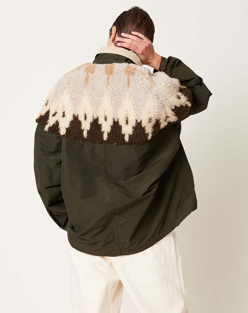 新品未使用 BOA FLEECE ANORAK JACKET KAPITAL 60/40 CLOTH X BOA FLEECE NORDIC ANORAK BROWN | TODAY