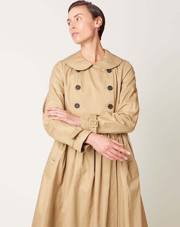 Sandy Liang Clunie Trench - Beige | Garmentory