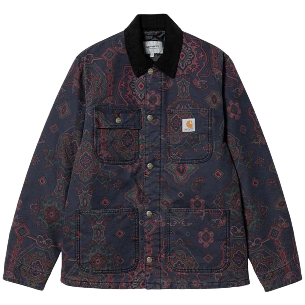 CARHARTT WIP Michigan Coat - Dark Navy Multi Verse | Garmentory