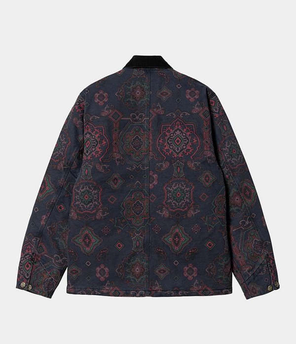 CARHARTT WIP Michigan Coat - Dark Navy Multi Verse | Garmentory