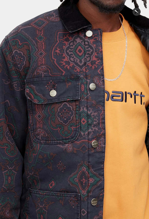 CARHARTT WIP Michigan Coat - Dark Navy Multi Verse | Garmentory