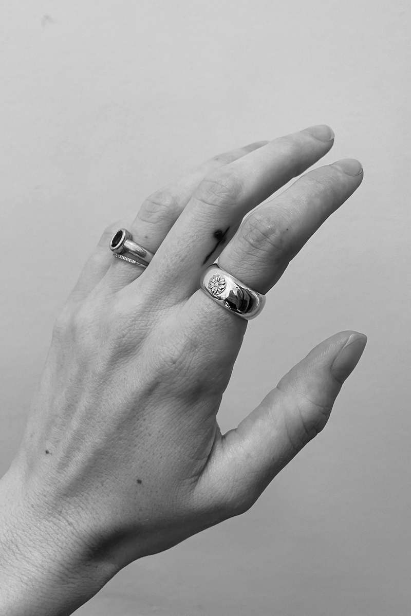 MM Druck A La Folie Ring - Sterling Silver