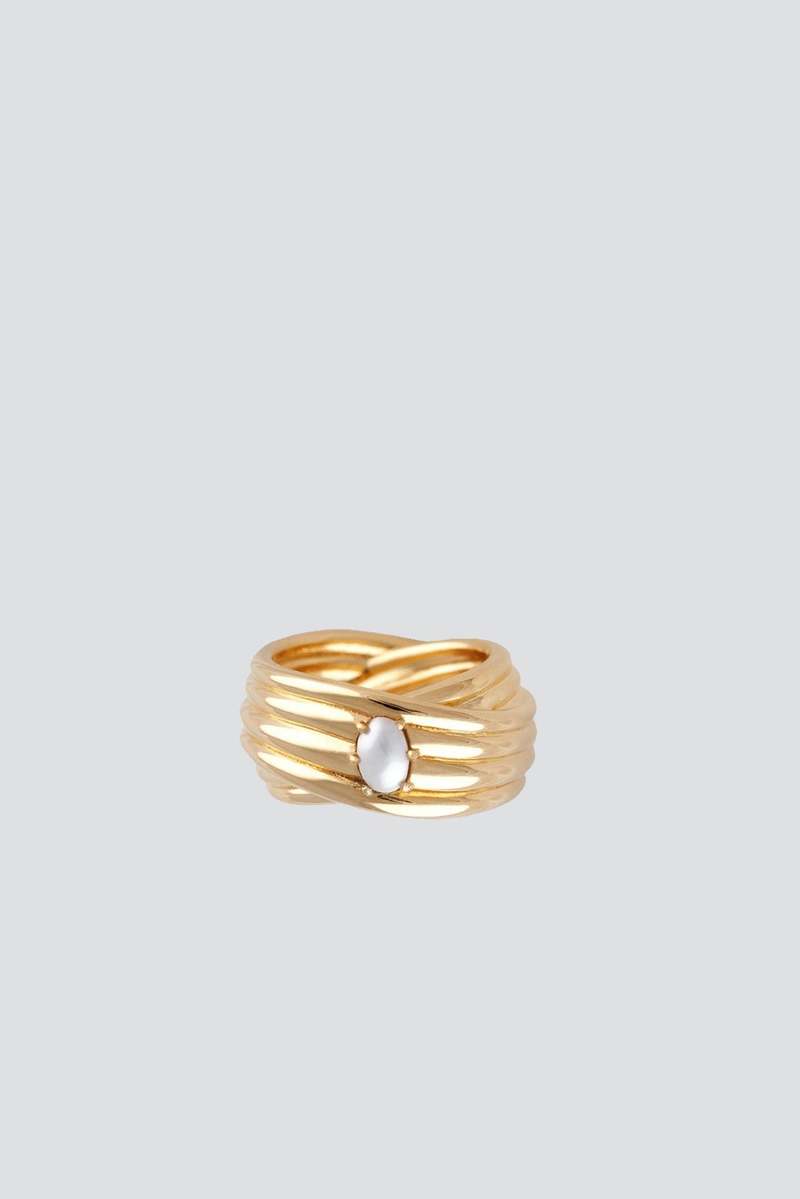 MM Druck Common Threads Ring - Gold Vermeil MM Druck Common Threads Ring - Gold Vermeil