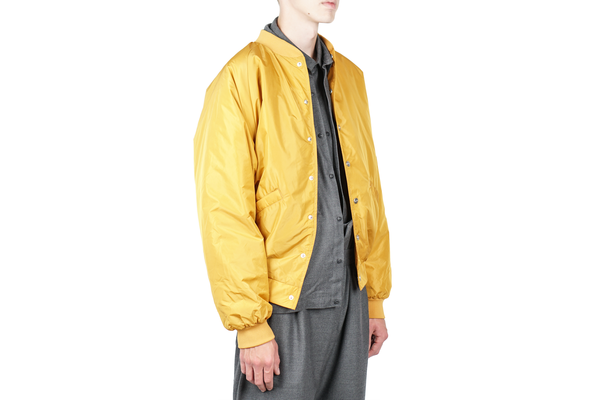 スタジャン Stampd LA SCRIPT VARSITY JACKET Stampd Script Varsity Jacket - Yellow | Garmentory