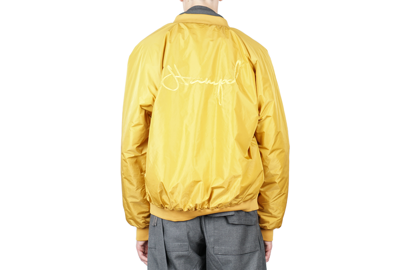 Stampd Script Varsity Jacket - Yellow | Garmentory