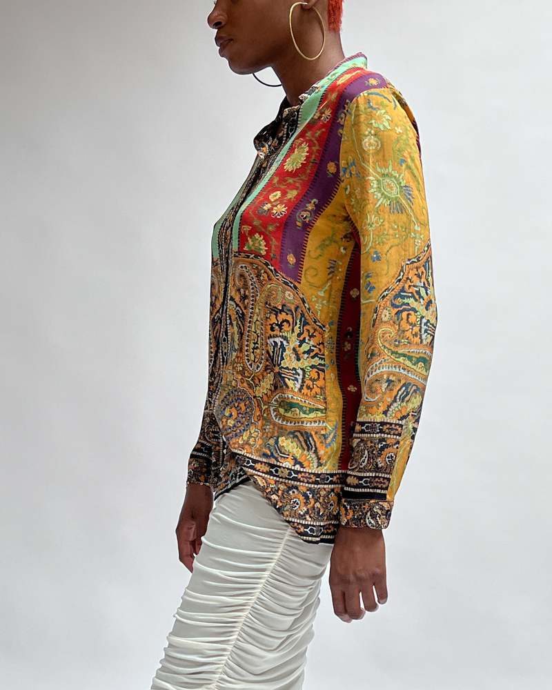 【送料&関税込】Etro Silk Foulard Etro Silk Foulard Poncho | Saks Fifth Avenue