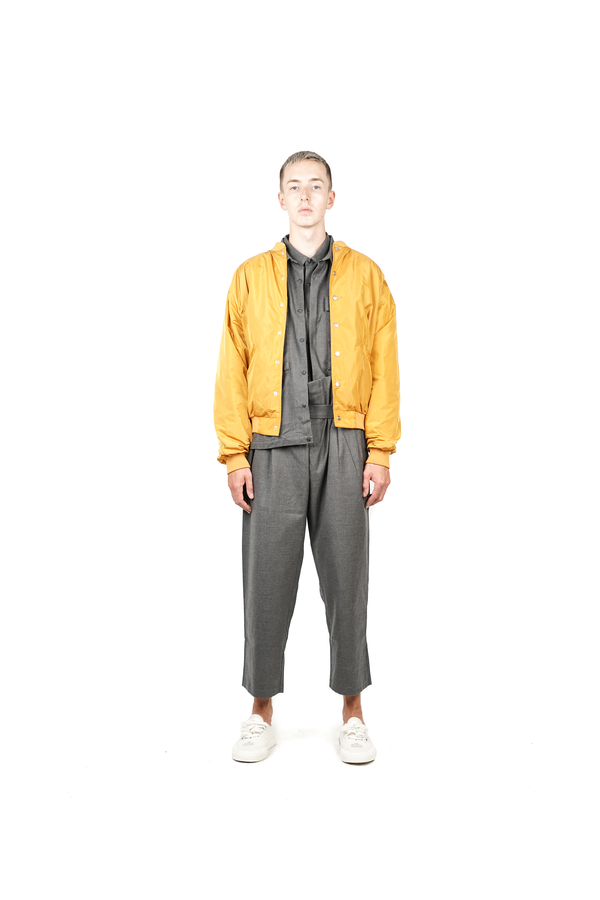 Stampd Script Varsity Jacket - Yellow | Garmentory