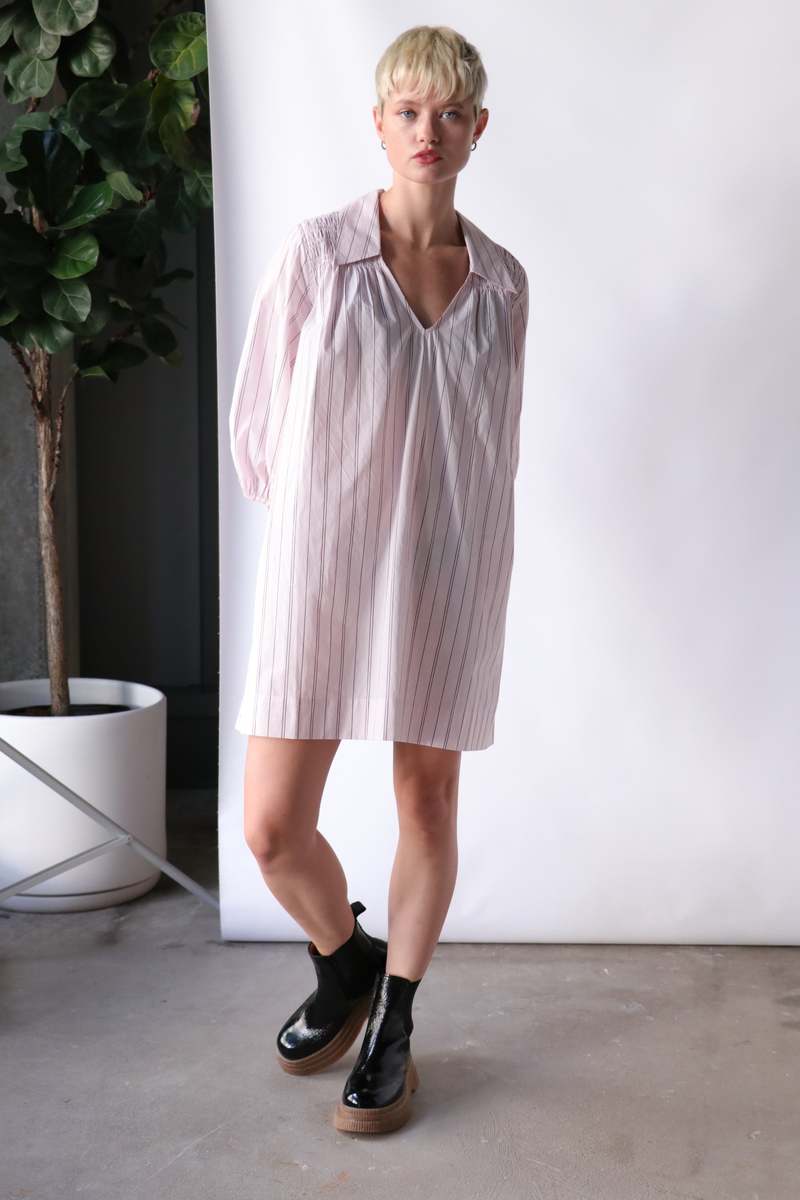 GANNI Stretch Stripe Mini Dress ミニワンピース GANNI Stretch Stripe Mini Dress | Shopbop