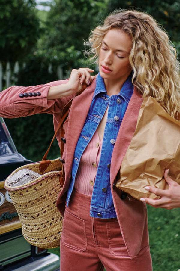 Veronica Beard Lawrence Dickey Jacket - Mauvewood | Garmentory