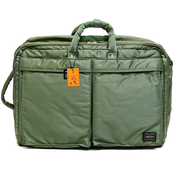 【世界】PORTER / TANKER 3WAY BRIEFCASE Porter Yoshida Tanker 3Way Briefcase - Sage Green | Garmentory