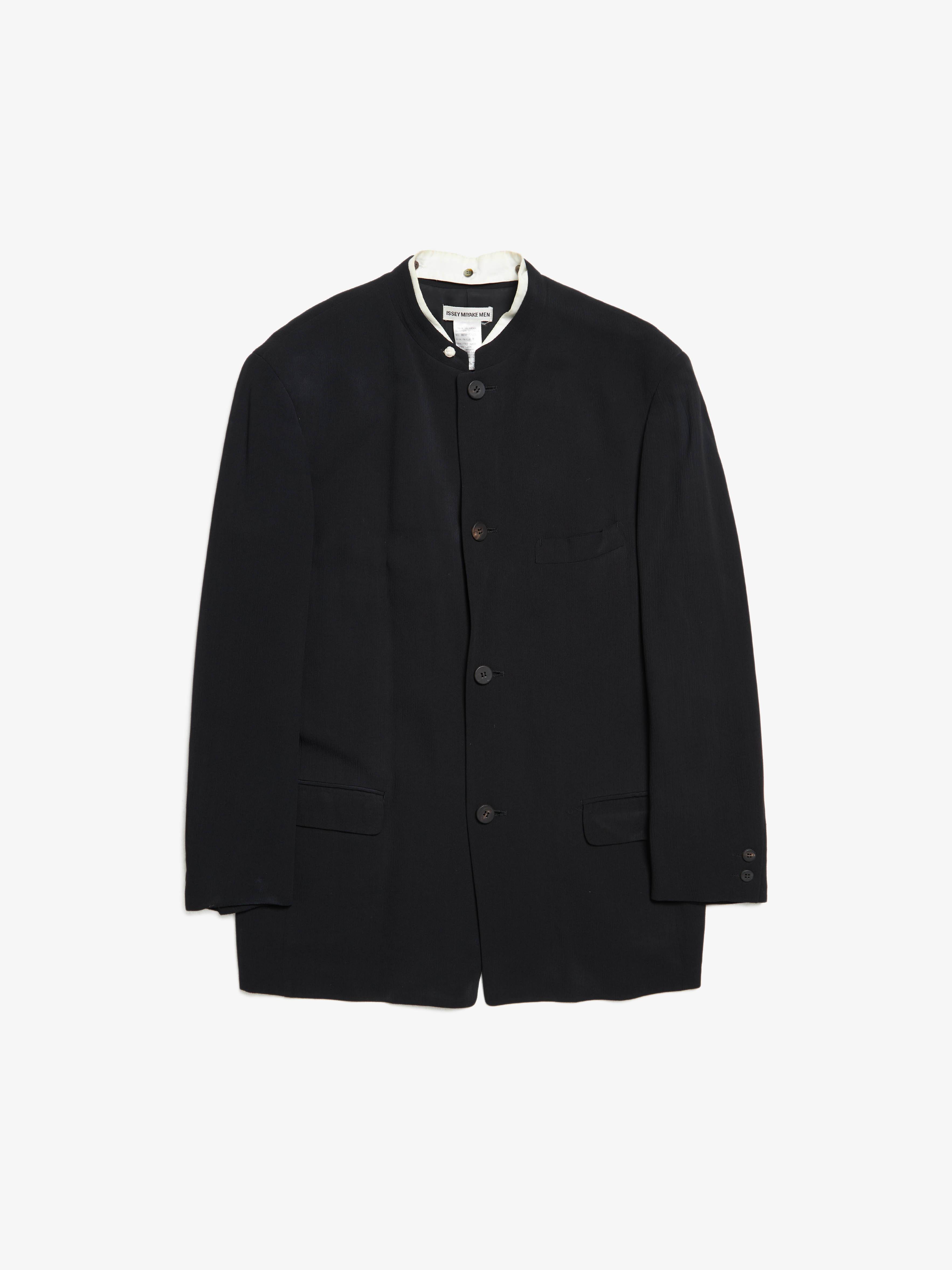 ジャケット・アウター 80s isssey miyake men mao collar jacket 80s isssey miyake men mao collar jacket