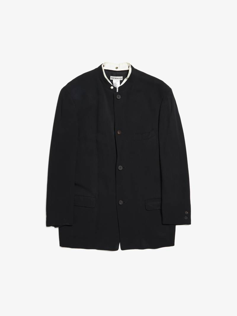 ジャケット・アウター ISSEY MIYAKE no-collar tailored jacket TYPE-S BASICS – ISSEY MIYAKE ONLINE STORE