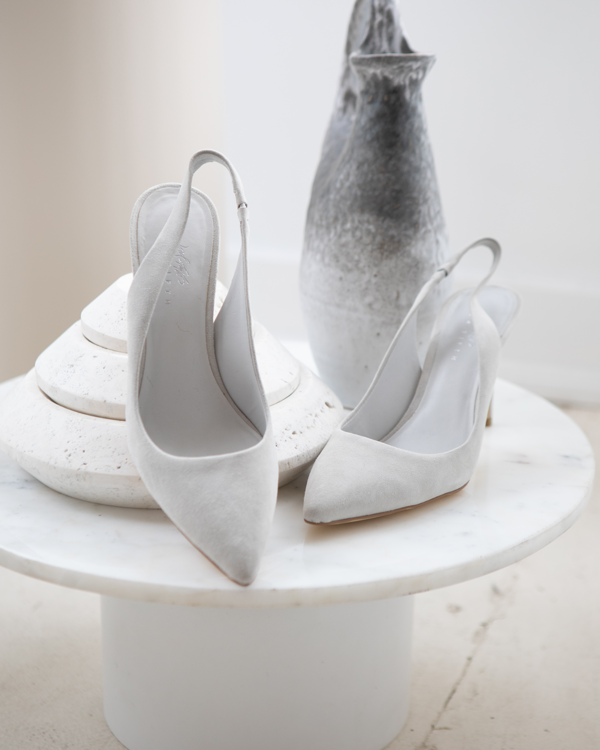 suede slingback