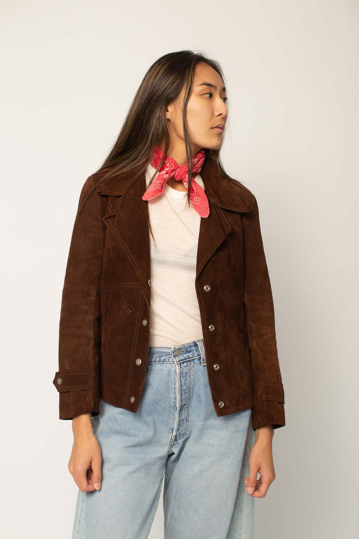 Vintage Preservation Vintage Suede Jacket Brown Garmentory