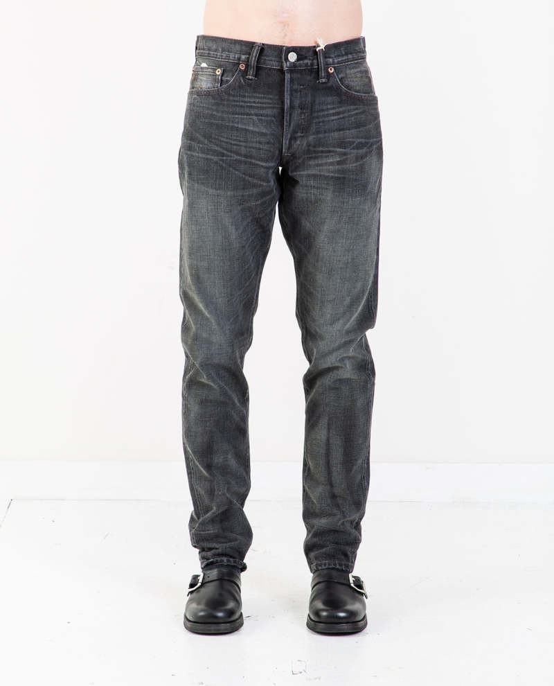 RRL Slim Narrow Fit Selvedge Jean - Iron Washed | Garmentory