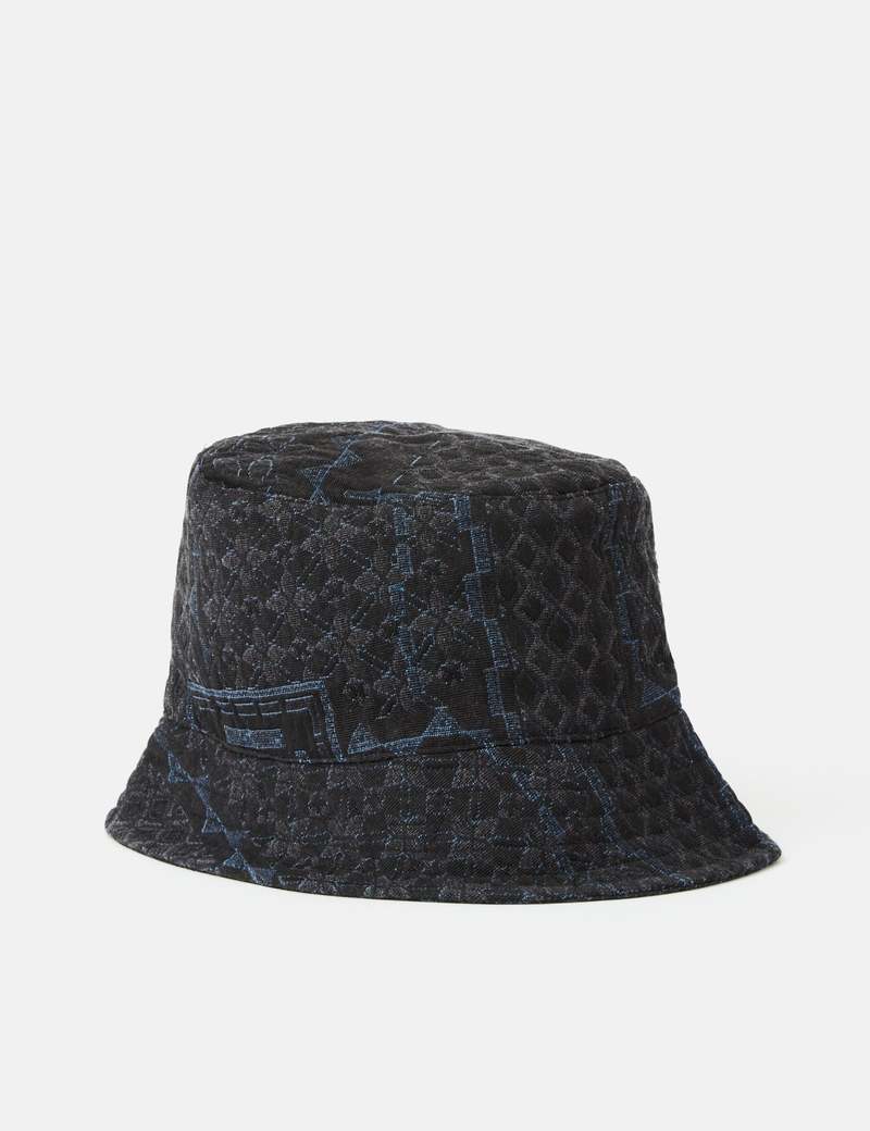 帽子 22AW Engineered Garments Bucket Hat Wool Engineered Garments Men's' Bucket Hat in Black | LN-CC®