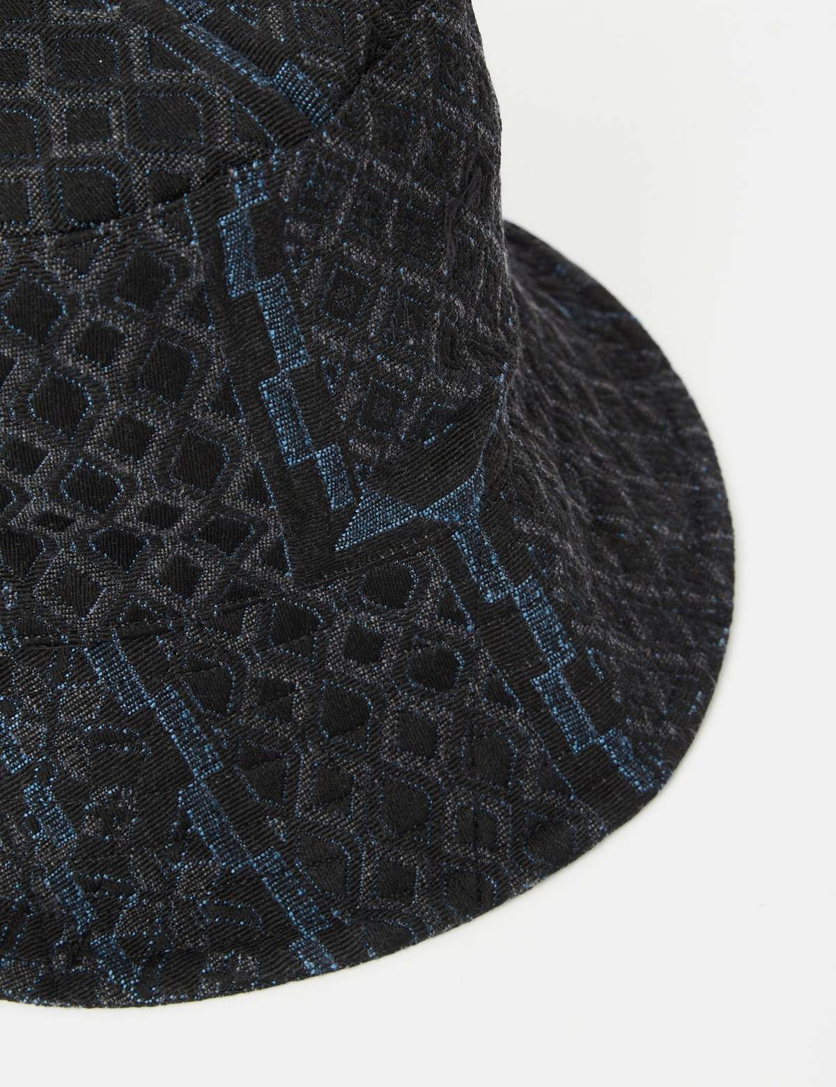Engineered Garments Bucket Hat - Black/Navy Blue | Garmentory