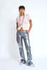 Collina Strada Puddle Flare Pants - Silver - Thumbnail 3