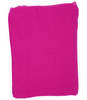 Botto Giuseppe Large Cashmere Plain Stole - Fuchsia - Thumbnail 1